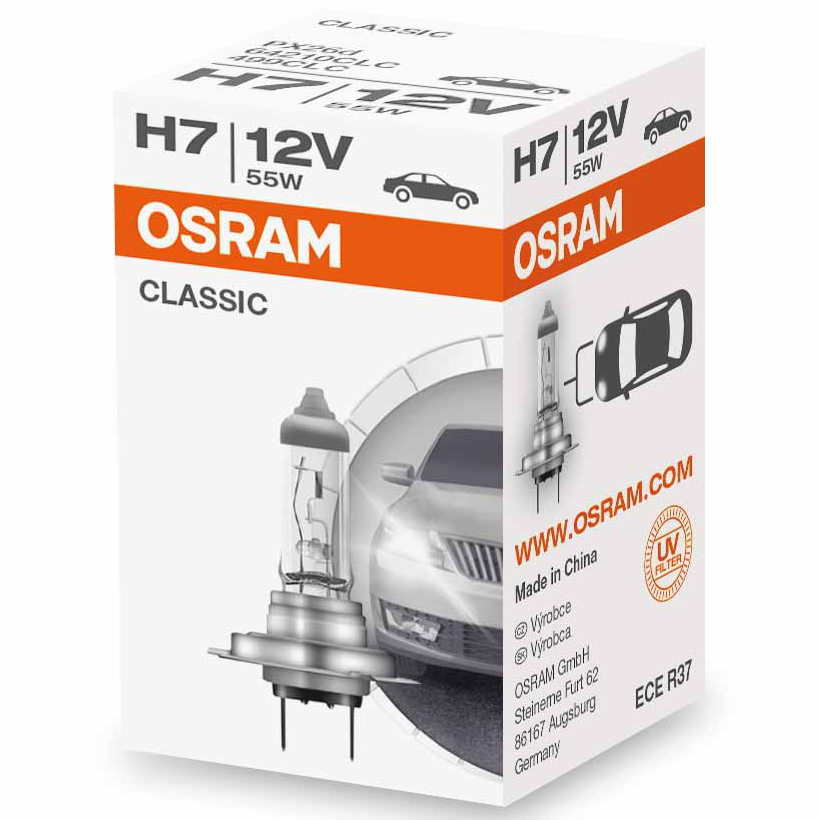 ORIGINAL GM / Opel Halogenlampe H7 12V 55W PX26D (1 Stück