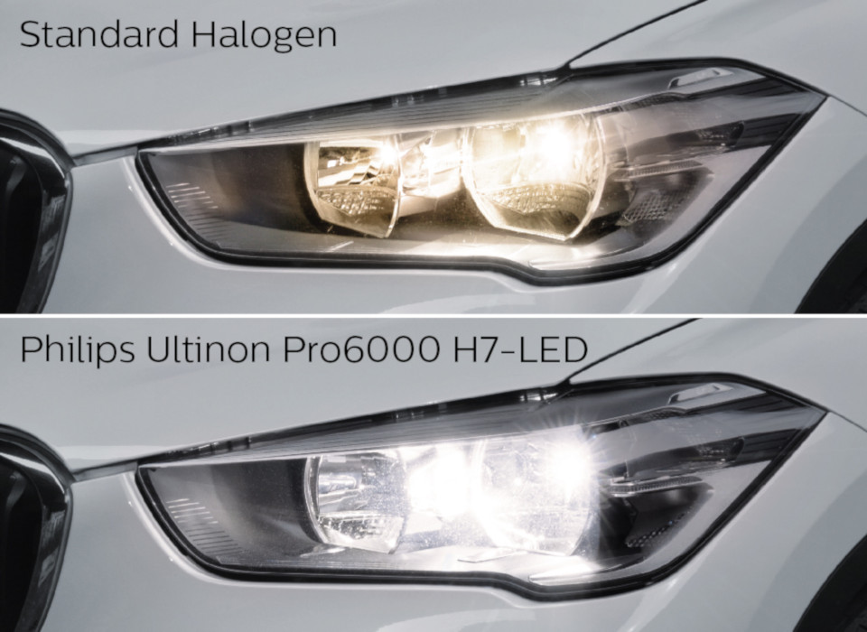 PHILIPS H4 LED für Motorrad Ultinon Pro6000 5800K 12V 18W P43t Moto  11342U6000X1 günstig online kaufen